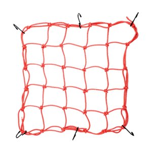 Ioensy - Redes De Carga Para Casco De Motocicleta Red Elástica Duradera Y Resistente, Color Rojo