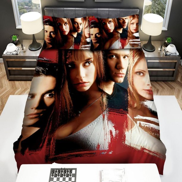 I Know What You Did Last Summer Portrait Of Main Actors Quilt Duvet Cover Set3-Piece Bedding Set