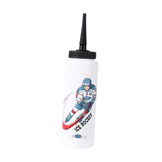 Nishiyuenyi - Botella De Agua De Hockey Sobre Hielo, Taza Para Beber Para Actividades Al Aire Libre, Ciclismo, Fútbol, Pajita Recta