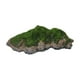thumbnail image 3 of Roca de artificial, verde fresco falso cubierto de piedra decorativa de escritorio adorno artesanal para jardines de hadas de micropaisaje, 3 of 5