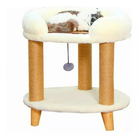 Rascador Casa Para Gatos Blanca