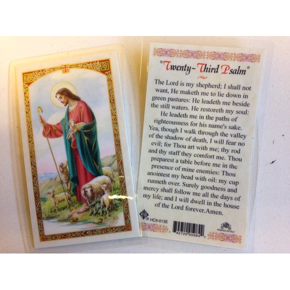 Tarjetas de oración SFI Salmo 23 (Inglés)