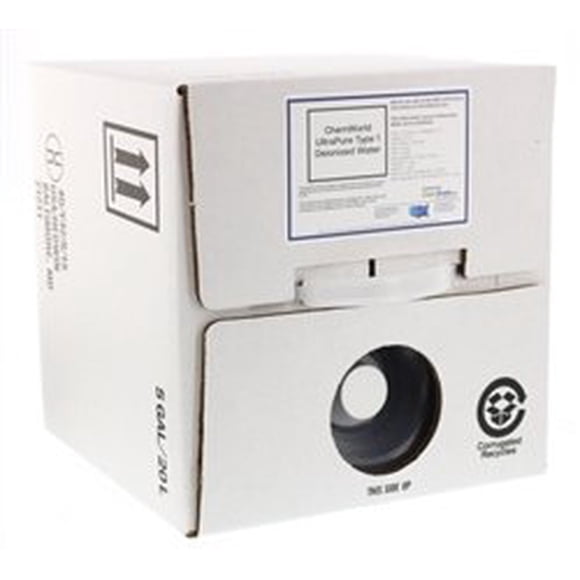 Agua Desionizada ChemWorld 20 L Tipo I Esterilizada con UV