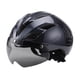 thumbnail image 2 of Casco De Bicicleta Visera Protectora Extraíble Cómodo Casco De Ciclismo A Prueba De Golpes Negro Gris, 2 of 3
