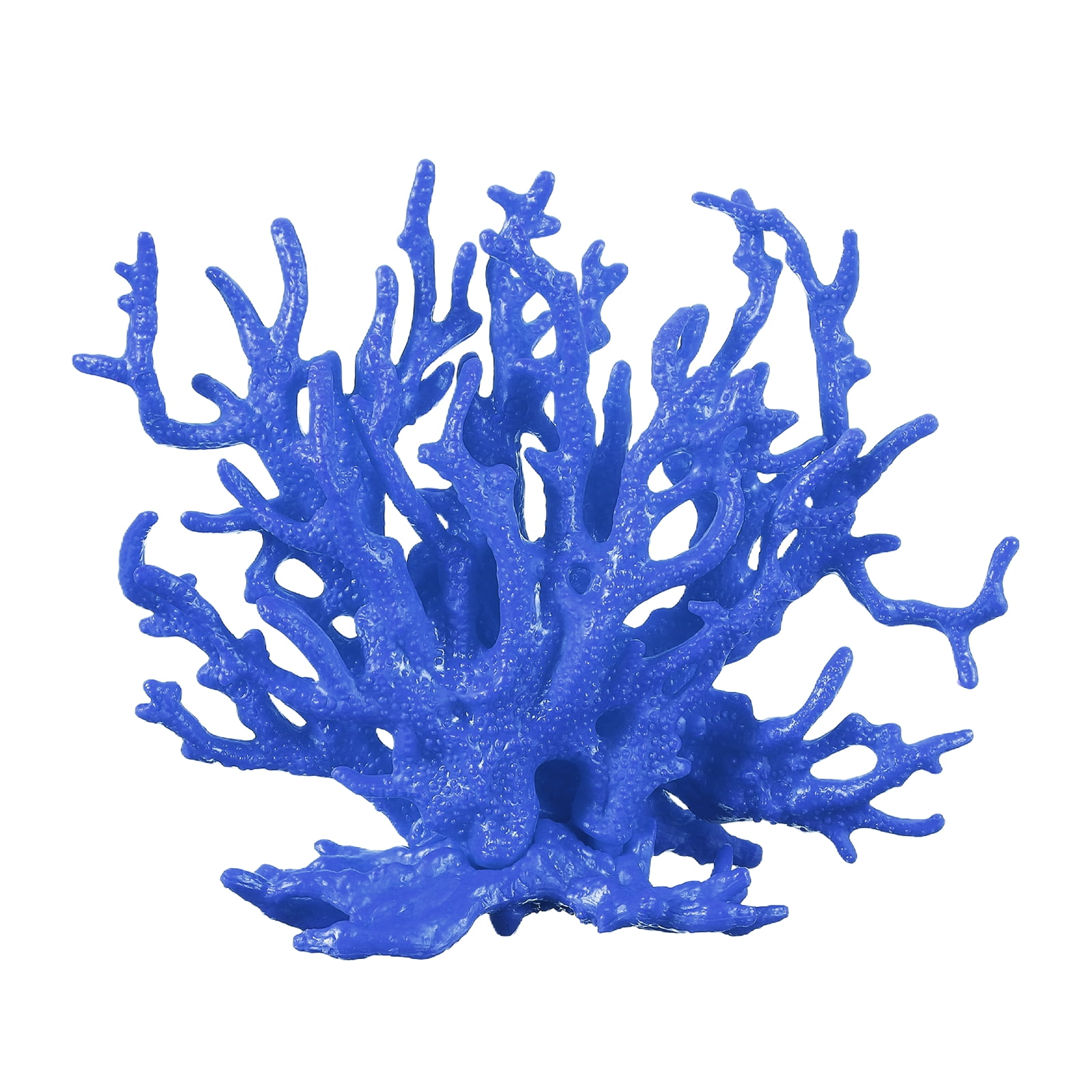 Decoración de Coral para Acuario Uxcell, Decoraciones para Peceras, Adornos de Coral para Peceras, 5.9x2.2x4.7 Pulgadas, (Azul Oscuro, 1 Pza), Destinado para Decoración de Paisajismo de Acuarios