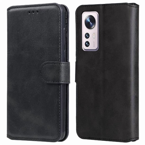 Funda Billetera para Xiaomi 12 con Porta Tarjetas y Soporte Ajustable Negro