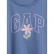 thumbnail image 3 of Camiseta GAP de manga corta para niñas con logotipo Cornflower829 6-12M, 3 of 3