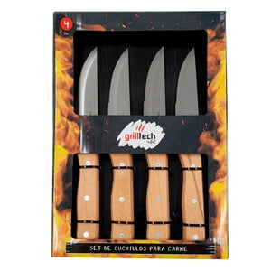Grilltech - Display Box 4 Cuchillos De Carne