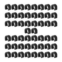 Magideal - 50 Abrazaderas De Clip C Para Bicicleta, Sujetadores De Línea De Cambios, Abrazaderas De Línea De Bicicleta De Montaña De Repuesto Resistentes, Soport