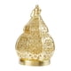 thumbnail image 4 of Candelabro Hueco De Calabaza, Adorno Para Velas, Para Sala De Estar, Hogar, Exhibición, Dorado, 4 of 5