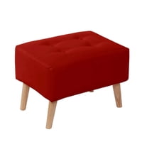 Latam Home - Pouf Niza Pu Rojo