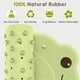 thumbnail image 3 of Alfombra de baño Joycano Baby antideslizante, 30 x 45 cm, caucho natural, color verde, 3 of 8