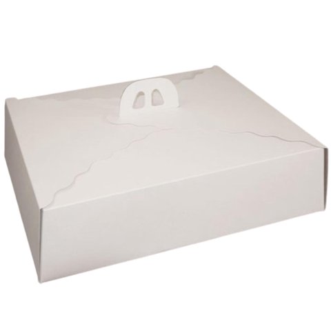 Genérico - Caja Torta Rectangular 45X35X12 Cm Blanco