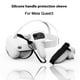 thumbnail image 3 of Compatible con Meta Quest 3/3S VR Controller Silicone Cover - Silicone with PU Leather Strap, Anti-Slip, Waterproof, Shockproof, Enhanced Grip and Durability Gaming Accessories-Blanco, 3 of 8