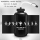 thumbnail image 2 of Botella de agua SolForis Hockey con pajita larga de 1 litro (32 oz) con 3 tapas, 2 of 6
