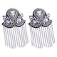 thumbnail image 5 of Charretera Fringe Tassel Gifts 2Pcs Metal Luxury Para Cumplea?os Suéteres Friends Silver, 5 of 5