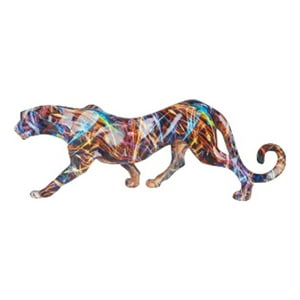 Genérico - Estatura Decorativa Pantera Graffiti Escultura Urbana Jhn