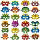 thumbnail image 1 of Máscaras de dinosaurios TEEHOME para fiestas (24 paquetes) para niños, 1 of 3