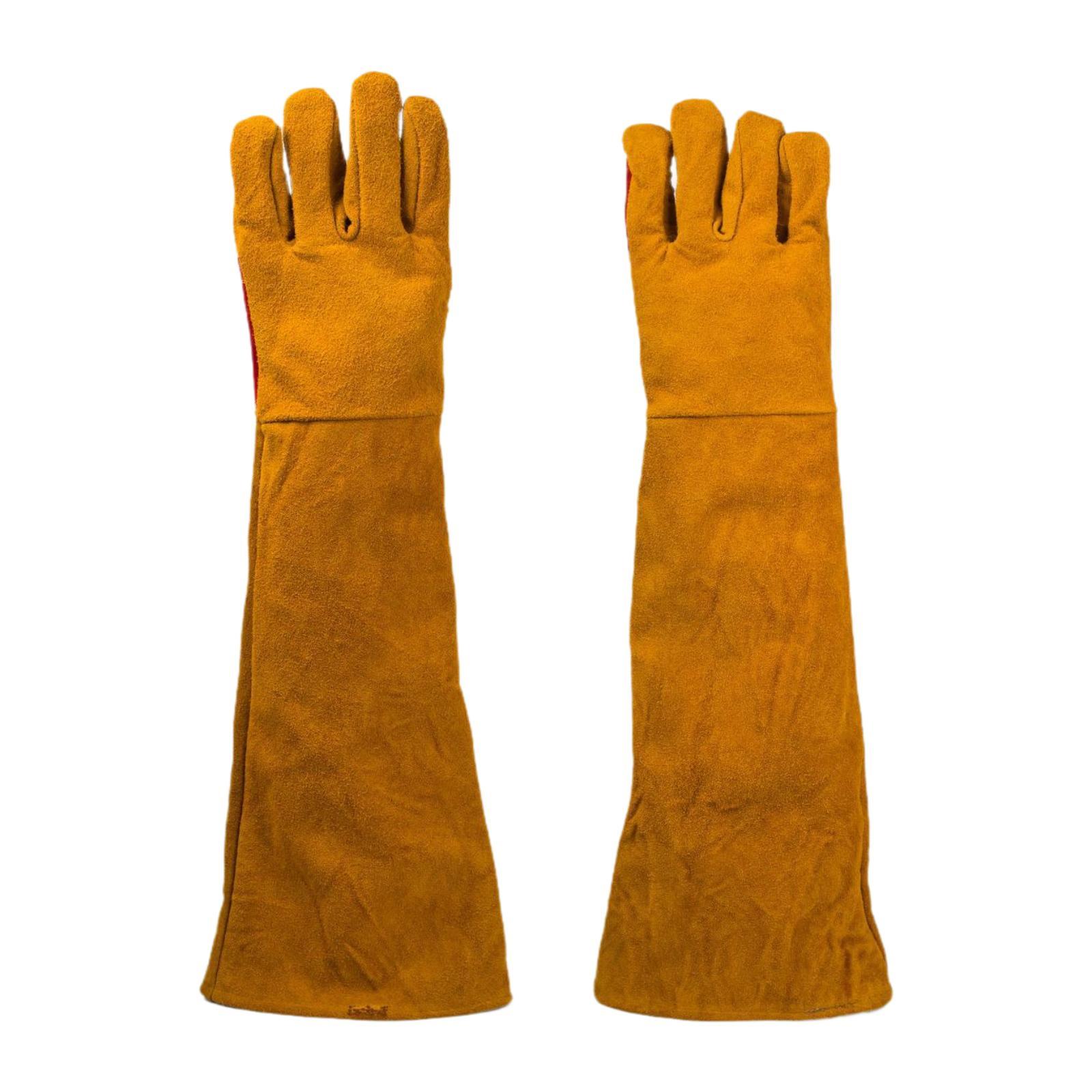 Ioensy - Guantes De Soldadura Premium Resistentes A La Abrasión, Multiusos Para Hornear En Horno, 45 Cm