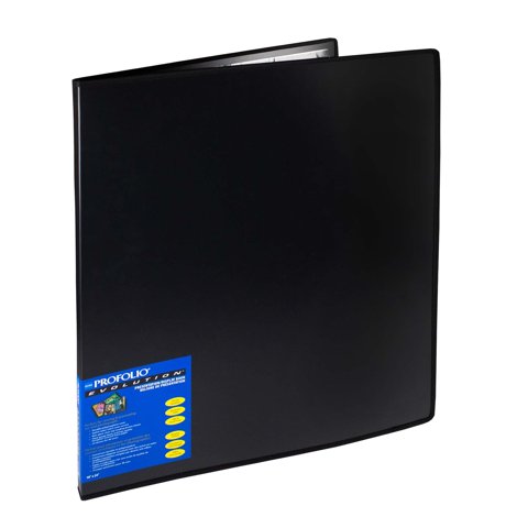 Álbum De Fotos Itoya Profolio Evolution 18 X 24 Cm Negro Con 48 Páginas