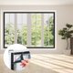 thumbnail image 5 of Malla de Pantalla de Ventana Uxcell, 24" x 35" Malla de Red de Fibra de Vidrio DIY Marco Gris con Borde Adhesivo de Gancho y Bucle, 5 of 6