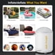 thumbnail image 5 of Minibomba de aire portátil para inflables, bomba de aire eléctrica + linterna de camping, 5 boquillas, batería recargable de 2000 mAh, multifuncional, inflado y desinflado rápido., 5 of 7