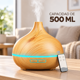thumbnail image 2 of Difusor De Aromas 500 Ml Con Control Remoto Madera Clara, 2 of 10