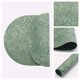 thumbnail image 5 of Juego de 6 manteles individuales de cuero para decoración de mesa de comedor de cocina, impermeables, resistentes al calor, manteles individuales verdes de 17.7*11.8 pulgadas, 5 of 6