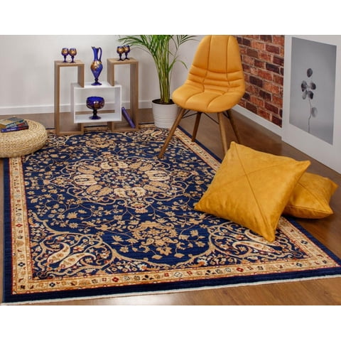 Home Fashion.Cl - Alfombra Oriental Wave 150X240 Cm Azul Alfodia