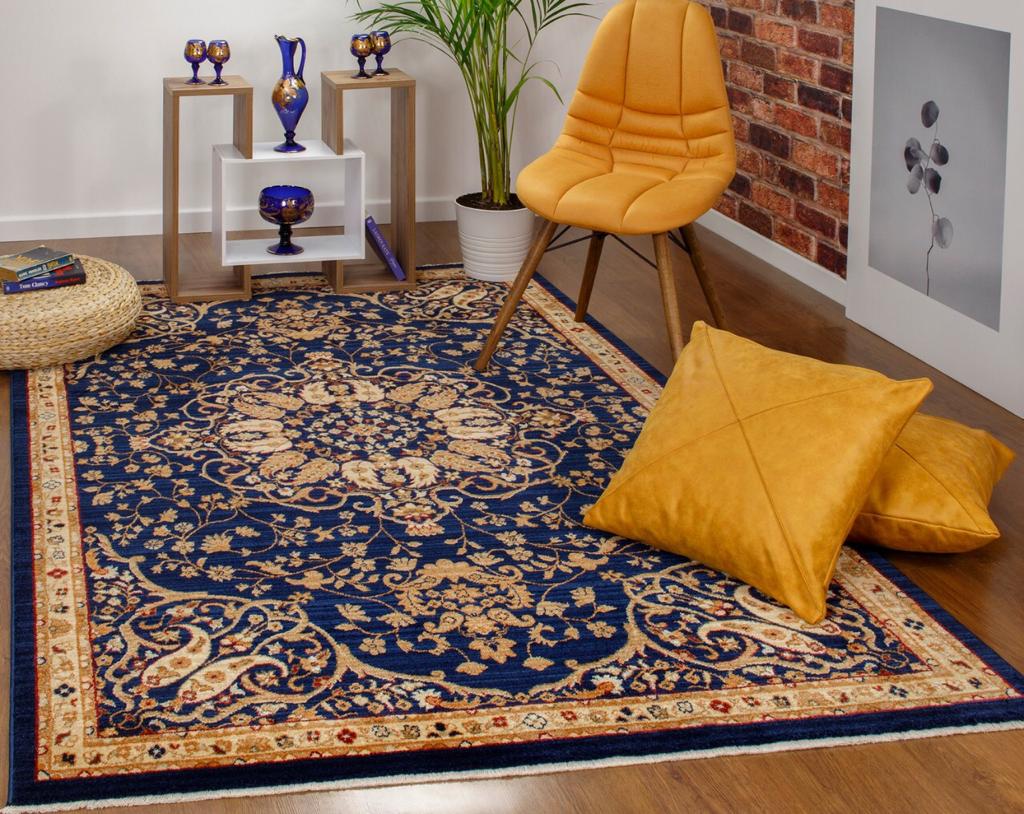 Home Fashion.Cl - Alfombra Oriental Wave 150X240 Cm Azul Alfodia
