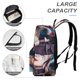 thumbnail image 4 of Harley Quinn-theme Backpack, Campus style schoolbag Bookbag with Adjustable Shoulder Straps And Large Zip Compartment, Unisex Travel Bags.42x30x15cm, 4 of 6
