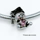 thumbnail image 3 of Charm Pulsera Oso Graduado, Circón Rosado, Plata925 Graduación, 3 of 4