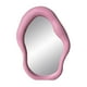 thumbnail image 3 of Espejo De Maquillaje Irregular Elegante Espejo De Escritorio Decorativo Para Mesa Escritorio Tocador Forma De Nube Rosa, 3 of 3