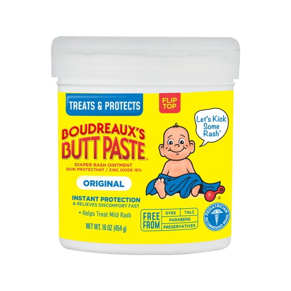 Crema para dermatitis del pañal Boudreaux's Butt Paste Original 473 ml