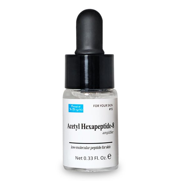 Amplificador de Acetil Hexapéptido, suero facial de péptidos para arrugas, ingredientes de suero Argireline. Suero alternativo al bótox para todo tipo de pieles. (10 ml)