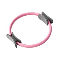 Magideal - Anillo De Pilates, Círculo De Pilates, Entrenamiento Tonificador De Muslos, Piernas, Tonificador De Muslos, Entrenamiento Elástico, Anillo De Fitness Rosa