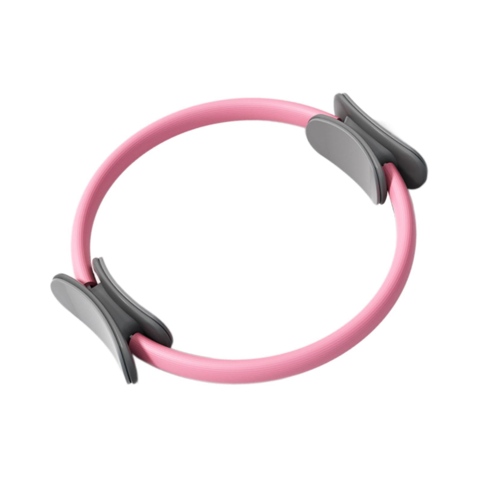 Magideal - Anillo De Pilates, Círculo De Pilates, Entrenamiento Tonificador De Muslos, Piernas, Tonificador De Muslos, Entrenamiento Elástico, Anillo De Fitness Rosa