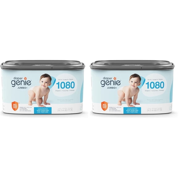 Recambio Jumbo Diaper Genie Cuadrado 1080 Pañales Antiodor