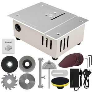 Sierra De Mesa Jadeshay Mini Dual Motors 96 W Para Metal Y Madera