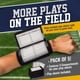 thumbnail image 2 of Muñequera GSM Brands Quarterback (QB) para jugadas, talla juvenil, paquete de 5, 2 of 8