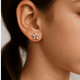 thumbnail image 3 of Aros Estrella con Circón Rosado Plata 925, 3 of 3
