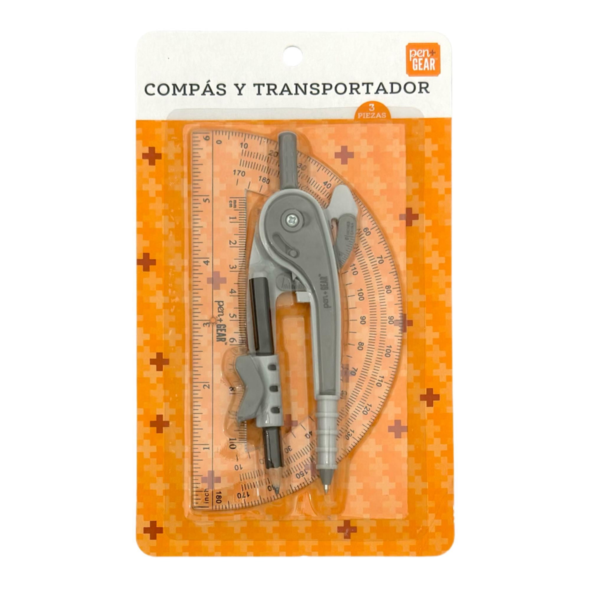 Compas Y Transportad Pen&Gear