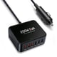 thumbnail image 1 of Cargador de Auto Eafinesy 200W USB C 6 Puertos PD3.0/QC4.0/PPS Negro, 1 of 7