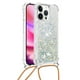 thumbnail image 1 of Funda FOXDOCK para iPhone 16 Pro Max con Cuerda Ajustable, Brillo Líquido, Protección Antigolpes y Lente – Ideal para Regalo, 1 of 6