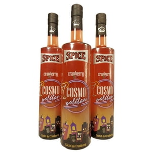 Spice Cocktails - Pack De Cócteles Cosmopolitan, 3 Botellas De 750 Cc