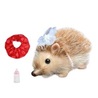 Bothyi - 5'' Reborn Hedgehog Toy Soft Baby Hedgehog Doll Para Juegos De Rol Party Girls Brown