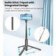 thumbnail image 5 of Trípode de palo de selfie de 150 cm, diseño integrado, control Bluetooth remoto, fácil de llevar, adecuado para viajes y selfies compatibles con iPhone y Android, 5 of 6