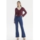 thumbnail image 4 of Polera Mujer Encaje Escote V Burdeo, 4 of 4