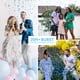 thumbnail image 4 of Gender Reveal Confeti Cannon PrimePure, forma de corazón, azul, paquete de 2, 4 of 8