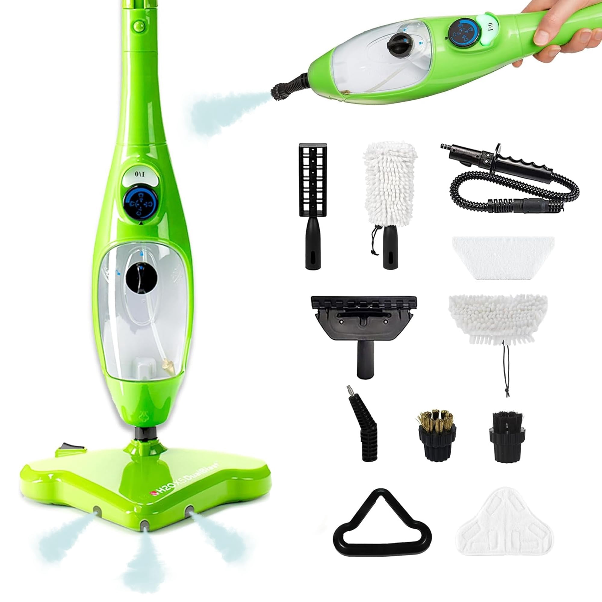 Steam Mop H2o X5 Dualblast Y Vaporizador Portátil 5 En 1